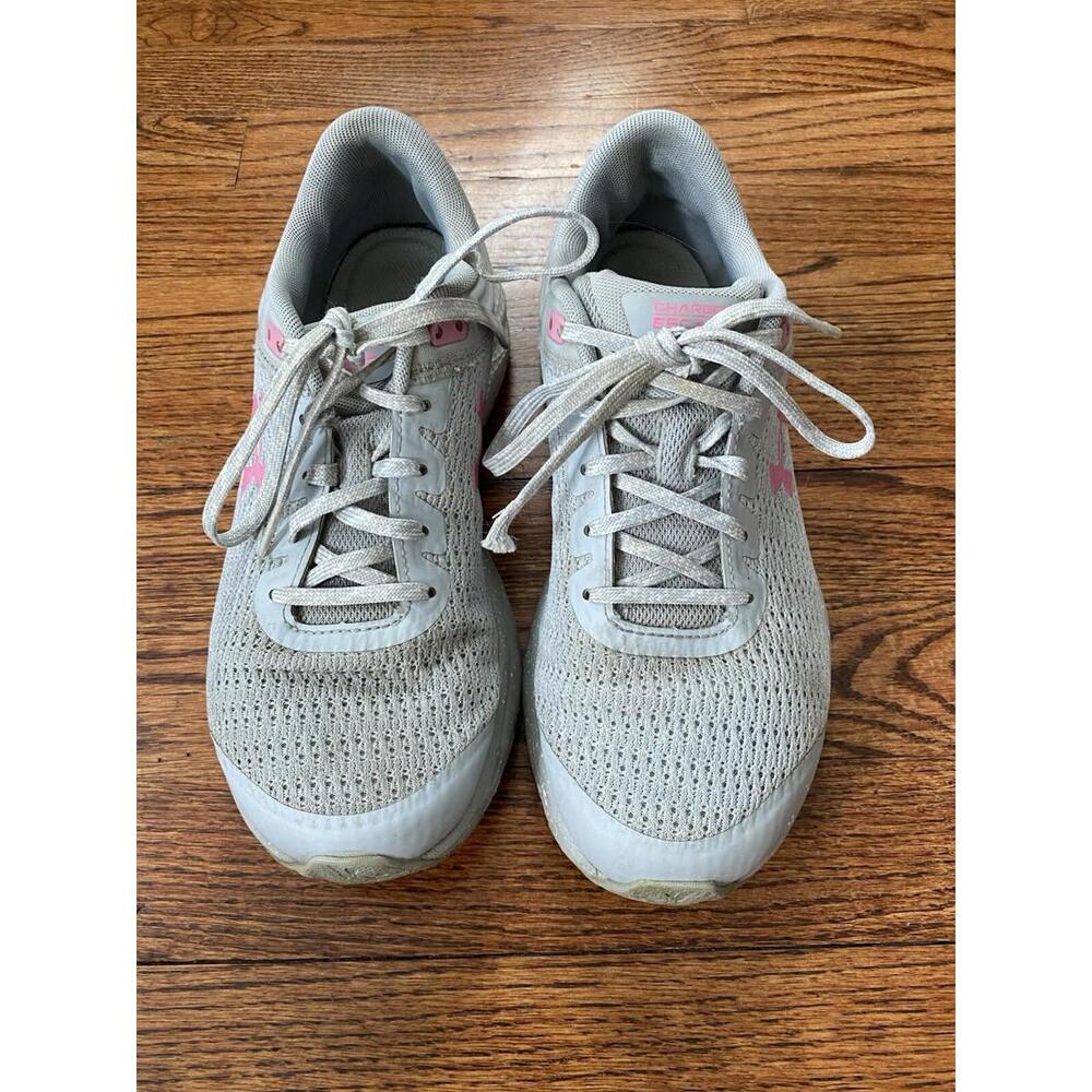 Under Armour Charged Escape 3 Gray Pink Women’s Size 8 Running Shoes
